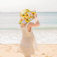 Load image into Gallery viewer, Little Girl Floral Print Bucket Hat Wholesale 14071392
