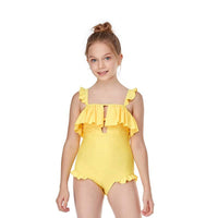 Load image into Gallery viewer, Kid Girl Bow Decor One Piece Swimsuit Wholesale 9753496
