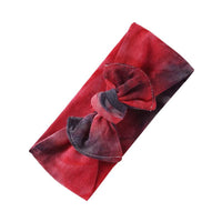 Load image into Gallery viewer, 5 Pcs Baby Bow Decor Tie Dye Headbands Wholesale 7962576
