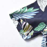 Load image into Gallery viewer, Baby Tropical Print Bow Romper Wholesale 1995059
