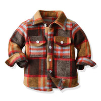 Load image into Gallery viewer, Baby Kid Unisex Color-blocking Checked Shirts Wholesale 221104475
