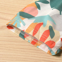 Load image into Gallery viewer, Little Girl Bird Or Flower Print Tank Romper Wholesale 89392406
