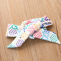 Load image into Gallery viewer, 3 Pieces Letter Star Print Set Top &amp; Sequins Denim Shorts &amp; Headband Wholesale 55152280
