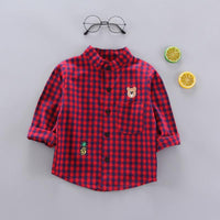 Load image into Gallery viewer, Baby Kid Boys Striped Cartoon Print Shirts Wholesale 230228123
