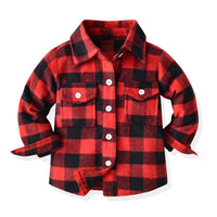 Load image into Gallery viewer, Baby Kid Unisex Color-blocking Checked Shirts Wholesale 221104475
