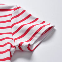 Load image into Gallery viewer, 2 Pieces Toddler Boy Cartoon Bear Stripe Set Tee And Shorts Wholesale 35322135
