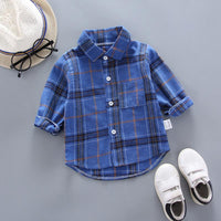Load image into Gallery viewer, Baby Kid Boys Striped Cartoon Print Shirts Wholesale 230228123
