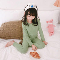 Load image into Gallery viewer, 2 Pieces Set Baby Kid Unisex Solid Color Tops And Pants Wholesale 221214166
