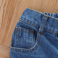 Load image into Gallery viewer, 3 Pieces Tie-dye Off Shoulder Top &amp; Sequins Denim Shorts &amp; Headband Set Wholesale 21512274
