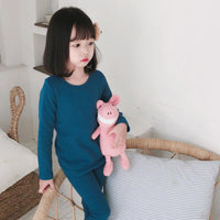 Load image into Gallery viewer, 2 Pieces Set Baby Kid Unisex Solid Color Tops And Pants Wholesale 221214166
