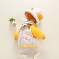 Load image into Gallery viewer, Baby Kid Boys Color-blocking Dinosaur Coats Wholesale 97789195
