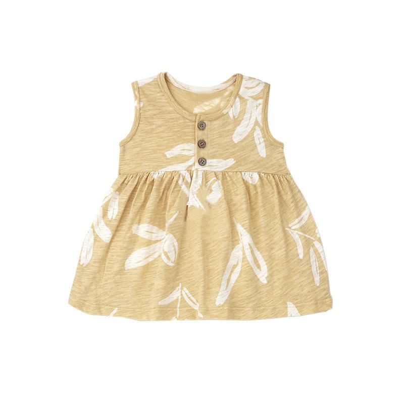 Baby Girls Flower Print Dresses Wholesale 220518335