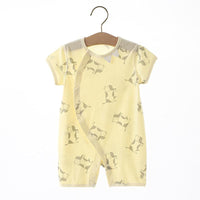 Load image into Gallery viewer, Baby Boys Animals Plant Print Rompers Wholesale 220518328

