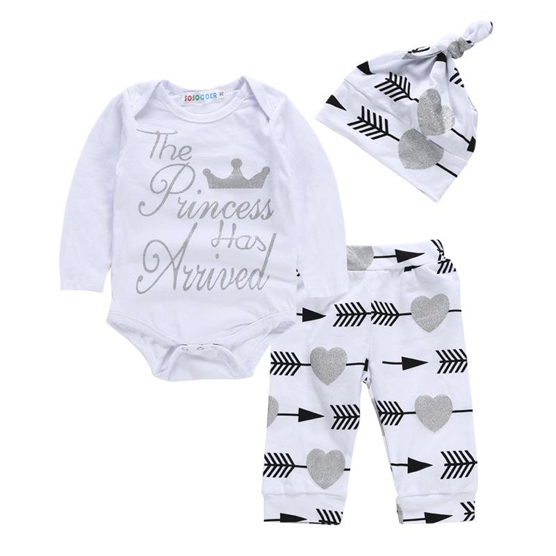 2 Pieces Set Baby Unisex Valentine's Day Letters Rompers And Love heart Pants Wholesale 230227458