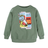 Load image into Gallery viewer, Baby Kid Boys Letters Animals Cartoon Print Hoodies Swearshirts Wholesale 574511886
