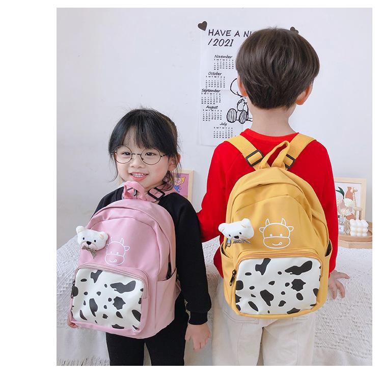 Kid Cow Bear Decor Preschool Backpack Wholesale 72643507
