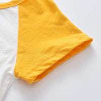 Load image into Gallery viewer, 2-Piece Toddler Girl Letter Set Raglan Sleeve Top Match Polka Dots Shorts Wholesale 87402260
