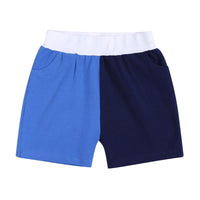 Load image into Gallery viewer, 2 Pieces Set Baby Kid Unisex Color-blocking T-Shirts And Shorts Wholesale 630713513
