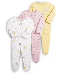 Load image into Gallery viewer, Baby Unisex Striped Flower Print Jumpsuits Wholesale 22041161
