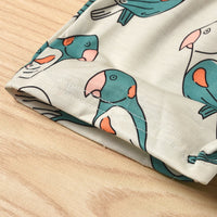 Load image into Gallery viewer, Little Girl Bird Or Flower Print Tank Romper Wholesale 89392406
