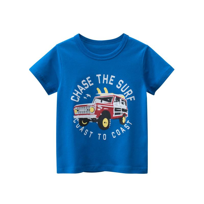 Baby Kid Boys Letters Car Print T-Shirts Wholesale 220518334