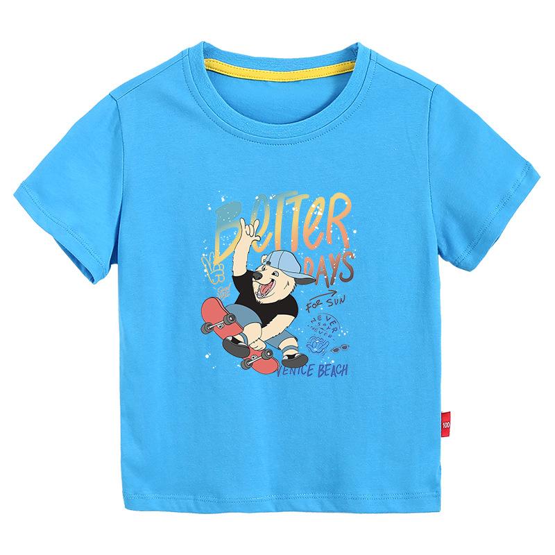 Baby Kid Big Kid Boys Letters Animals Cartoon Print T-Shirts Wholesale 772911947