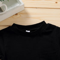 Load image into Gallery viewer, 2-Piece Little Boy Solid Color Top Matching Shorts Outfit Wholesale 66112890
