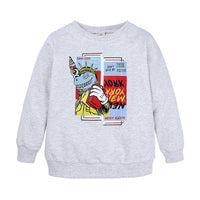 Load image into Gallery viewer, Baby Kid Boys Letters Animals Cartoon Print Hoodies Swearshirts Wholesale 574511886
