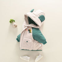 Load image into Gallery viewer, Baby Kid Boys Color-blocking Dinosaur Coats Wholesale 97789195
