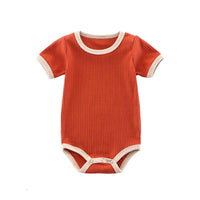 Load image into Gallery viewer, Baby Girls Boys Muslin&amp;Ribbed Rompers Wholesale 220414186
