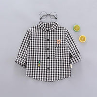 Load image into Gallery viewer, Baby Kid Boys Striped Cartoon Print Shirts Wholesale 230228123
