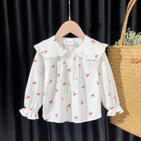 Load image into Gallery viewer, Baby Kid Boys Striped Cartoon Print Shirts Wholesale 230228123
