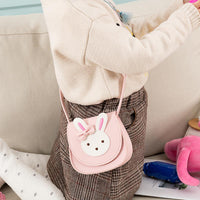 Load image into Gallery viewer, Kid Girl Rabbit &amp; Bow Trim PU Crossbody Bag Wholesale 15491751
