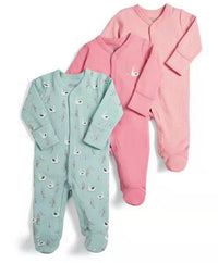 Load image into Gallery viewer, Baby Unisex Striped Flower Print Jumpsuits Wholesale 22041161
