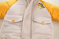 Load image into Gallery viewer, Baby Kid Boys Color-blocking Dinosaur Coats Wholesale 97789195
