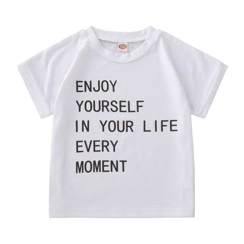Enjoy Yourself In Your Life Every Moment Print T-shirt  Wholesale 11042885