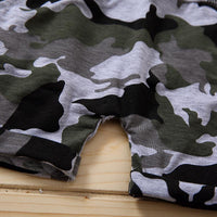 Load image into Gallery viewer, 2-Piece Little Boy Solid Color Top Matching Shorts Outfit Wholesale 66112890
