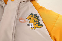 Load image into Gallery viewer, Baby Kid Boys Color-blocking Dinosaur Coats Wholesale 97789195
