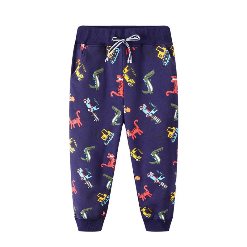 Kid Boy Car & Animals Drawstring Pants Wholesale 16096623