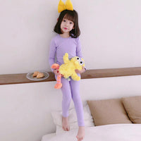 Load image into Gallery viewer, 2 Pieces Set Baby Kid Unisex Solid Color Tops And Pants Wholesale 221214166
