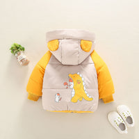 Load image into Gallery viewer, Baby Kid Boys Color-blocking Dinosaur Coats Wholesale 97789195

