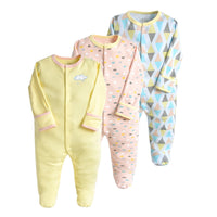 Load image into Gallery viewer, Baby Unisex Striped Flower Print Jumpsuits Wholesale 22041161
